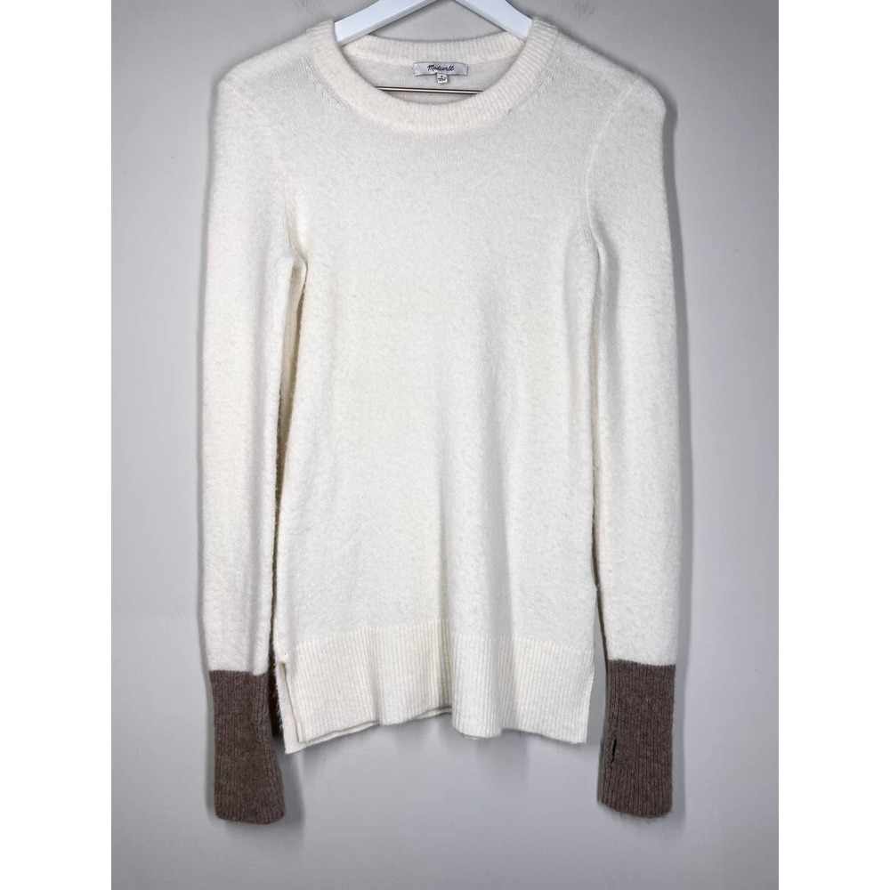 MADEWELL Fremont Pullover Sweater in Colorblock S